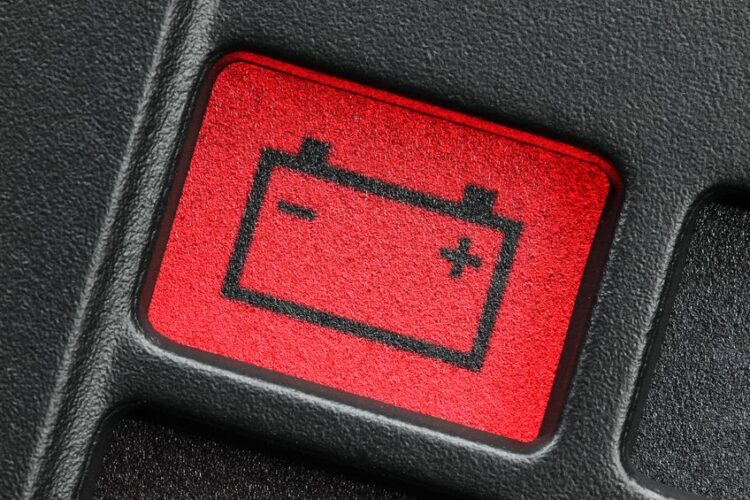 52074403 - battery warning light
