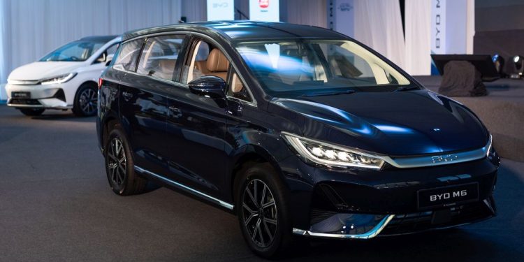 BYD launches all-electric 7-seater M6 MPV, price starts at RM109,800