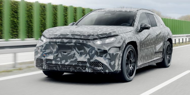 Mercedes-AMG electric SUV prototypes begin cold-weather testing