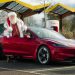 Santa swaps sleigh for Tesla this Xmas