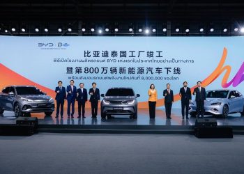 BYD opens Thailand plant, celebrates 8 millionth vehicle rollout