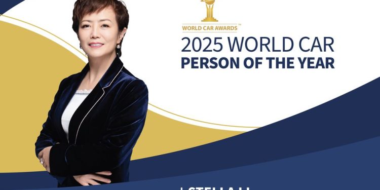 BYD’s Stella Li wins ‘2025 World Car Person of the Year’ award