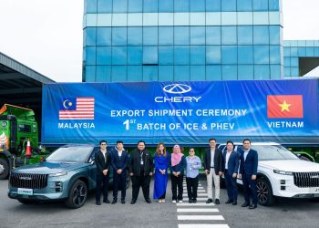 Chery starts vehicle exports from Malaysia to Southeast Asia