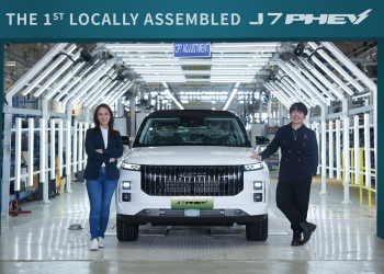 Jaecoo J7 PHEV starts local assembly, launch at end-February