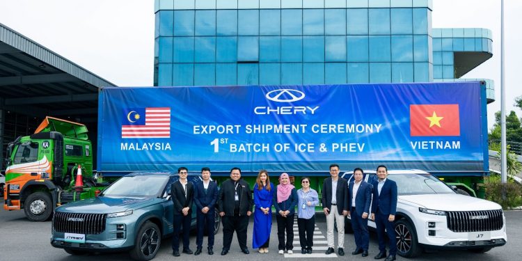 Chery starts vehicle exports from Malaysia to Southeast Asia