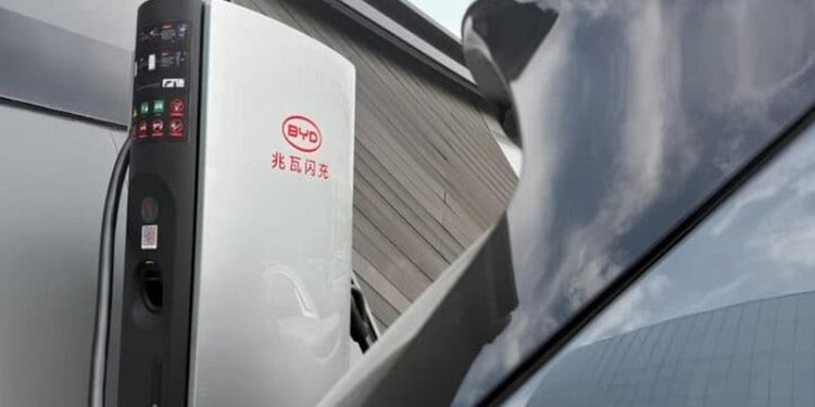 BYD achieves industry first with 1,000kW charging speed