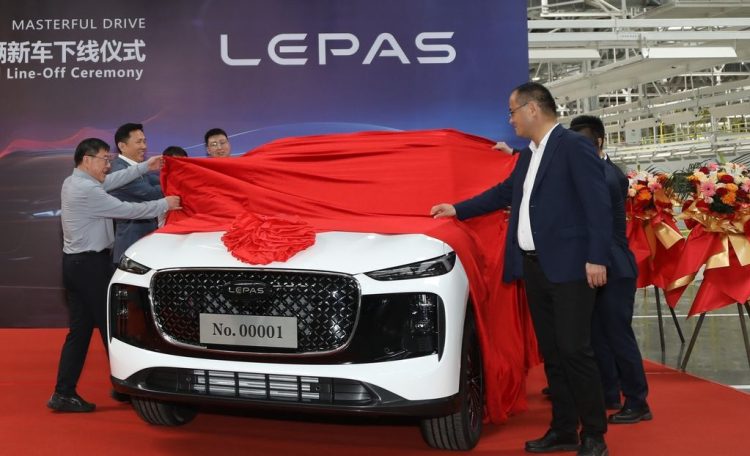 Unveiling of LEPAS’s First New Vehicle, L8 (PRNewsfoto/Chery Automobile Co., Ltd.)