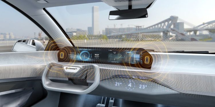Continental makes car screens ‘sing’ with hidden speaker tech