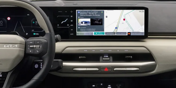 EV4 first Kia model to feature Google Points of Interest