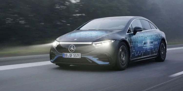 Solid-state Mercedes EQS goes 1,205km non-stop