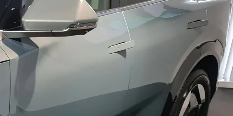 Retractable door handles in Kia EV5
