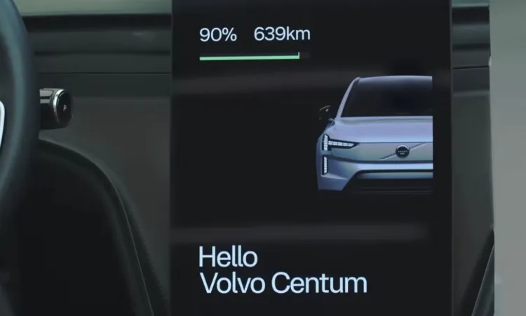 New Volvo Centum typeface.