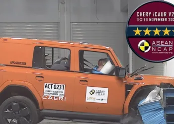 Chery iCaur V23 and Tiggo 7 PHEV earn 5-star Asean NCAP ratings