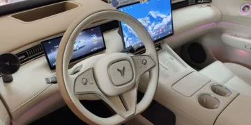 A Voyah model.