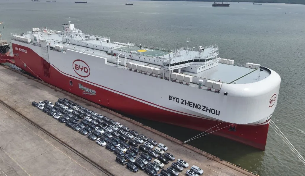 BYD exports.