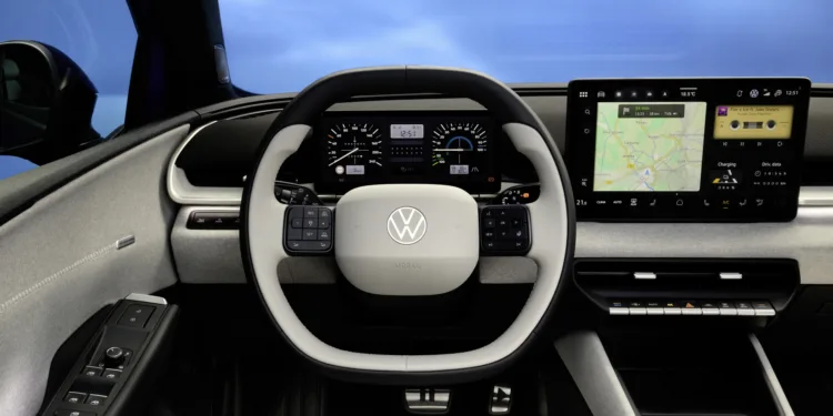 Volkswagen ID. Polo previews new cabin with retro Golf-style display
