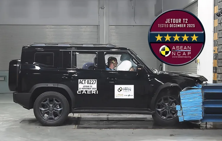 Jetour T2 crash test.