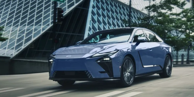 Lexus sends electric ES to market first