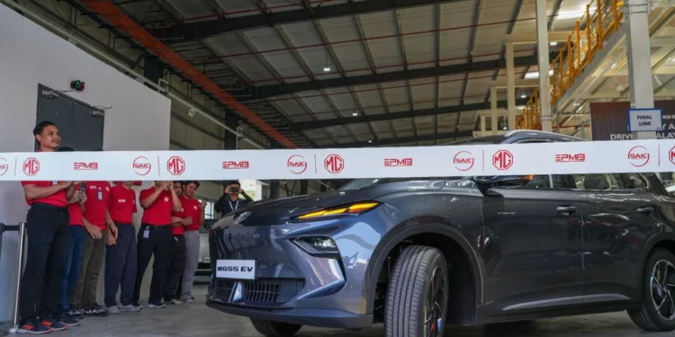 MG starts local assembly of S5 EV in Melaka