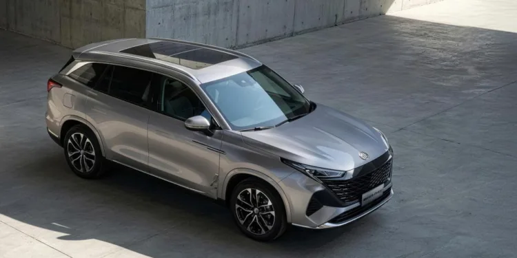 MG launches MGS9 PHEV as its first seven-seat SUV