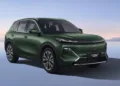 Proton eMAS 7 PHEV in Emerald Green.