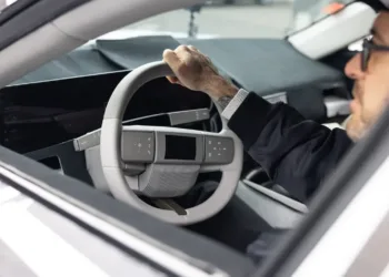 Tristan Banning driving Type 00 prototype.