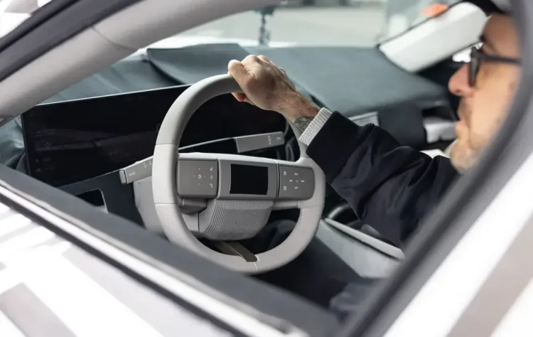 Tristan Banning driving Type 00 prototype.