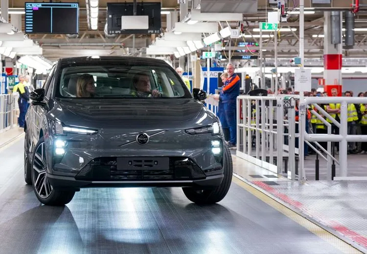 Volvo starts EX60 production in Sweden as deliveries near