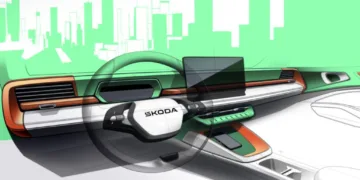 Škoda Epiq interior revealed ahead of May 19 Zurich world premiere