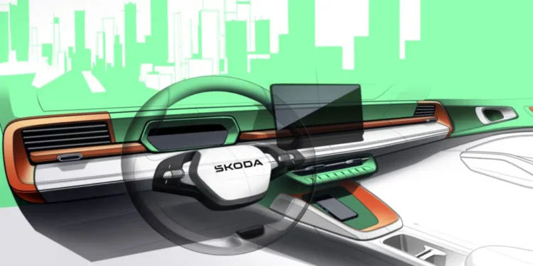 Škoda Epiq interior revealed ahead of May 19 Zurich world premiere