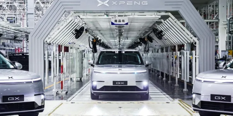 XPeng starts mass production of first robotaxi in Guangzhou