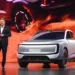 Audi CEO Gernot Döllner presents the AUDI E7X at the Group Night Auto China 2026.
