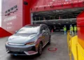 BYD ro-ro ship in Port Klang.