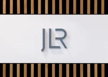 JLR logo banner used for the Stellantis and JLR US product development MoU announcement.