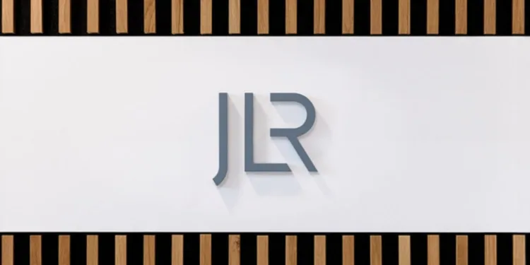 JLR logo banner used for the Stellantis and JLR US product development MoU announcement.