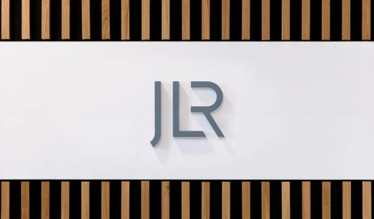 JLR logo banner used for the Stellantis and JLR US product development MoU announcement.