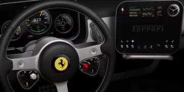 Ferrari Luce dash.