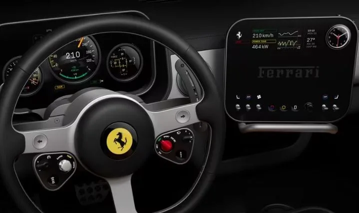 Ferrari Luce dash.