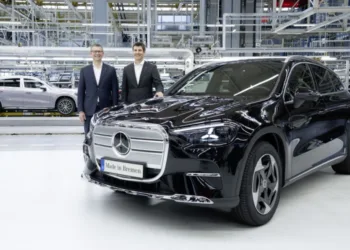 Mercedes-Benz electric GLC ramps up in Bremen after record EV order start