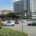 Traffic in Chinese city.