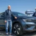 Bohdan Antoniw and Marian Goodrich collect their new Volvo in Ipswich after having had the same volvo car for the last fifty years..