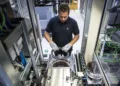 ZF electric motor production.