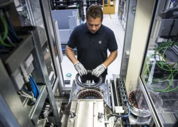 ZF electric motor production.