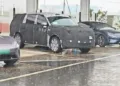 Spy shot of the reported Xiaomi Kunlun N3, as posted on Weibo by @德卤爱开车 (Delu Loves Driving).