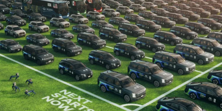 Hyundai brings cars, buses and robot dogs to World Cup 2026