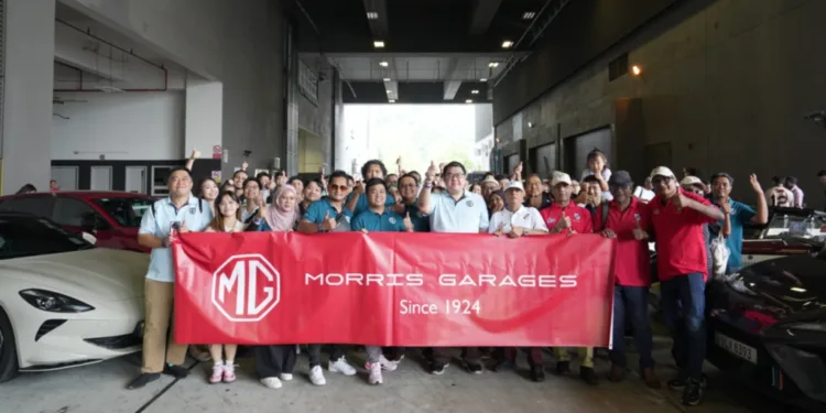 MG Car Club gathering brings 39 classic and electric MGs To KLIMS 2026