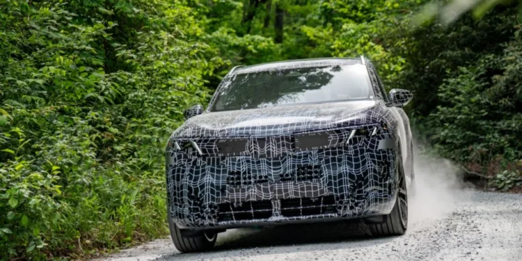 BMW GX5 (G65) enters final test phase with first electric iX5