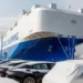 A ro-ro ship from Chinese shipping company Cosco. - Photo via BLG Logistics