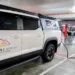 Alpine fast charging Tesla Model 3.