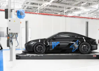 Alpine A110 Future previews electric sports car at Goodwood